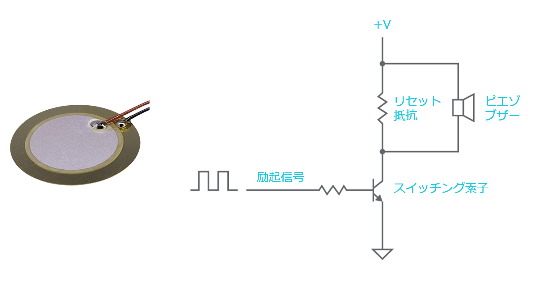 2線タイプと周辺回路例