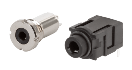 Φ2.5mm、Φ3.5mm防水オーディオジャック