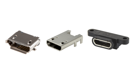 USB Micro B Receptacles